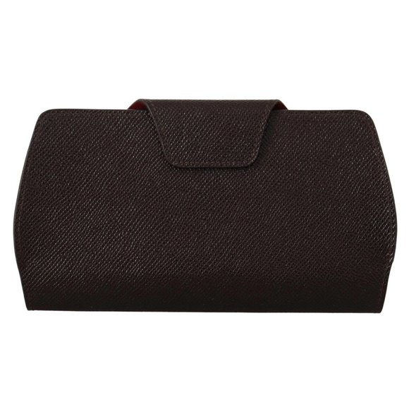 Dolce & Gabbana Bordeaux Leather Eyewear Cover Pouch Sunglasses Case